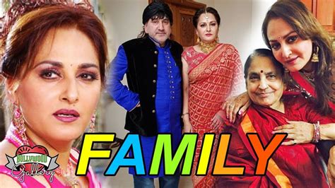 jaya prada born|jaya Prada family photos.